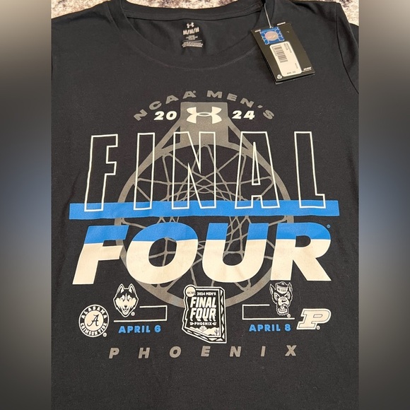 NWT Women’s Under Armour 2024 NCAA Men's Final Four T-shirt - Picture 3 of 10